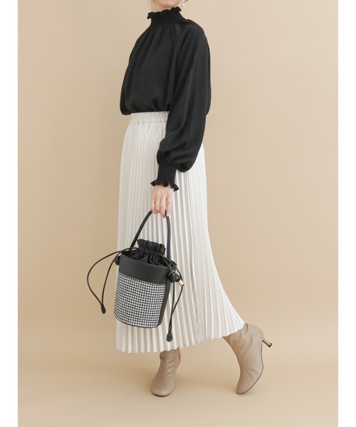 Te chichi（テチチ）の「バイカラーミニバック（ハンドバッグ・レディース・ブラック/ブラウン/ブルー・ﾌﾘ-）」の22枚目の写真