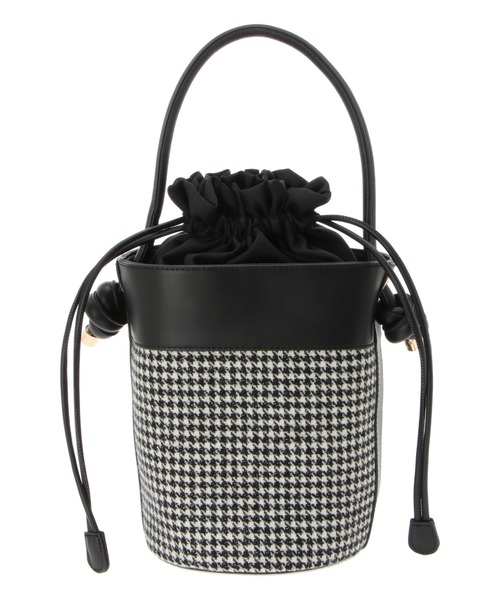 Te chichi（テチチ）の「バイカラーミニバック（ハンドバッグ・レディース・ブラック/ブラウン/ブルー・ﾌﾘ-）」の4枚目の写真