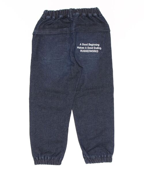 RUGGEDWORKS(ラゲッドワークス)の「《made in Japan》JOGGER DENIMPANTS(デニムパンツ・キッズ・ブルー/ブルー系その他・01/02/03/04)」の4枚目の写真