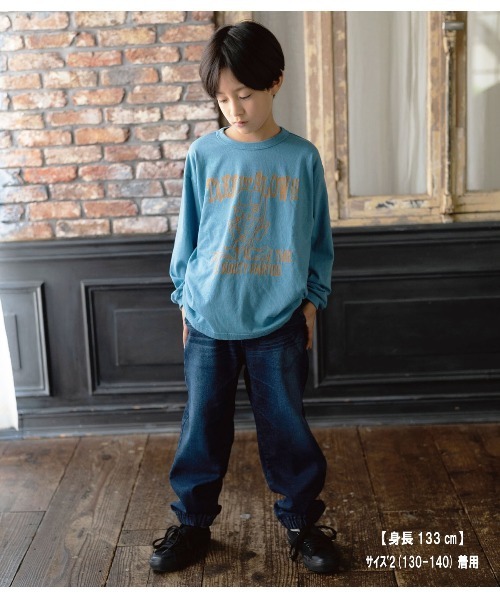RUGGEDWORKS(ラゲッドワークス)の「《made in Japan》JOGGER DENIMPANTS(デニムパンツ・キッズ・ブルー/ブルー系その他・01/02/03/04)」の15枚目の写真