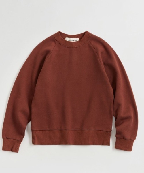 THE SHINZONE（ザ　シンゾーン）の「THE SHINZONE COMMON SWEAT 22AMSCU02（スウェット・レディース・ブラウン/ライトブルー/ライトグリーン/ブルー/イエロー/ブラック/パープル/グリーン・FREE）」の3枚目の写真