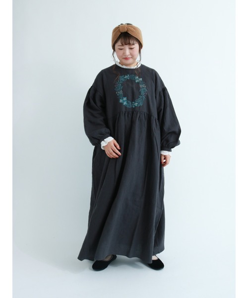 Samansa Mos2（サマンサ モスモス）の「スタンドネックレースカットソー（Tシャツ/カットソー・レディース・ブラック/ベージュ/オフホワイト・ﾌﾘ-）」の13枚目の写真