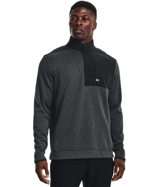 UNDER ARMOUR(アンダーアーマー)の「UAストーム セーターフリース ノベルティ(ゴルフ/メンズ)(スウェット・メンズ・グレー/ブラック×ホワイト・S/M/XL/L/XXL)」の2枚目の写真