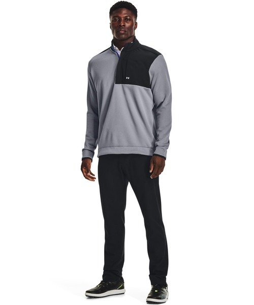 UNDER ARMOUR(アンダーアーマー)の「UAストーム セーターフリース ノベルティ(ゴルフ/メンズ)(スウェット・メンズ・グレー/ブラック×ホワイト・S/M/XL/L/XXL)」の8枚目の写真