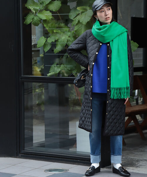 Traditional Weatherwear(トラディショナルウェザーウェア)の「【別注カラーあり】【TRADITIONAL WEATHERWEAR/トラディショナル ウェザーウェア】ARKLEY LONG(その他アウター・レディース・ブラック/グレイッシュベージュ・36/34)」の13枚目の写真