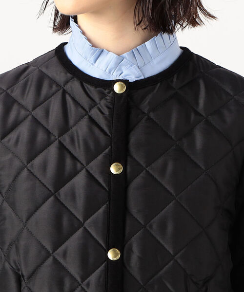 Traditional Weatherwear(トラディショナルウェザーウェア)の「【別注カラーあり】【TRADITIONAL WEATHERWEAR/トラディショナル ウェザーウェア】ARKLEY LONG(その他アウター・レディース・ブラック/グレイッシュベージュ・36/34)」の12枚目の写真