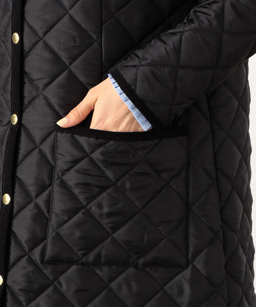 Traditional Weatherwear(トラディショナルウェザーウェア)の「【別注カラーあり】【TRADITIONAL WEATHERWEAR/トラディショナル ウェザーウェア】ARKLEY LONG(その他アウター・レディース・ブラック/グレイッシュベージュ・36/34)」の6枚目の写真