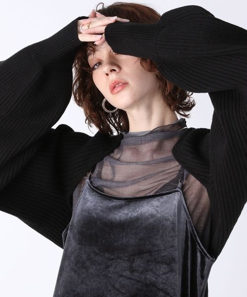 JEANASIS（ジーナシス）の「7G2WAYニットボレロ【WEB限定】/169185