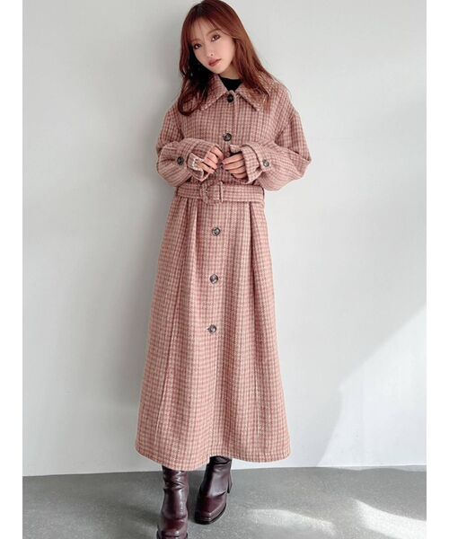 RESEXXY（リゼクシー）の「ステンカラーロングコート（ステンカラーコート・レディース・ブラウン/その他1/その他・FREE）」の9枚目の写真