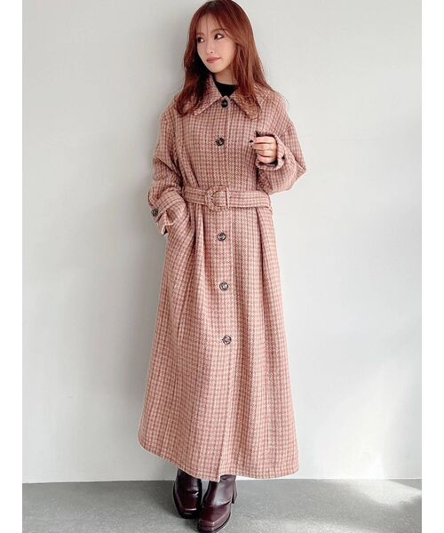 RESEXXY（リゼクシー）の「ステンカラーロングコート（ステンカラーコート・レディース・ブラウン/その他1/その他・FREE）」の10枚目の写真