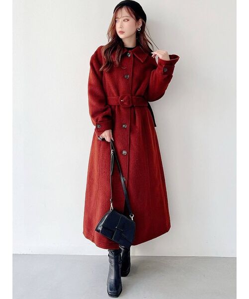 RESEXXY（リゼクシー）の「ステンカラーロングコート（ステンカラーコート・レディース・ブラウン/その他1/その他・FREE）」の13枚目の写真