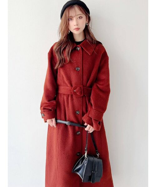 RESEXXY（リゼクシー）の「ステンカラーロングコート（ステンカラーコート・レディース・ブラウン/その他1/その他・FREE）」の15枚目の写真