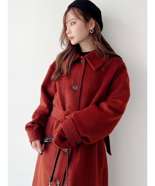 RESEXXY（リゼクシー）の「ステンカラーロングコート（ステンカラーコート・レディース・ブラウン/その他1/その他・FREE）」の16枚目の写真