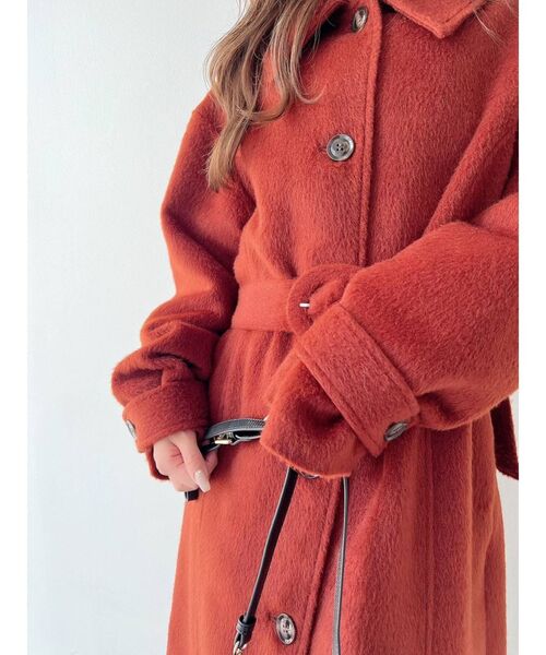 RESEXXY（リゼクシー）の「ステンカラーロングコート（ステンカラーコート・レディース・ブラウン/その他1/その他・FREE）」の17枚目の写真