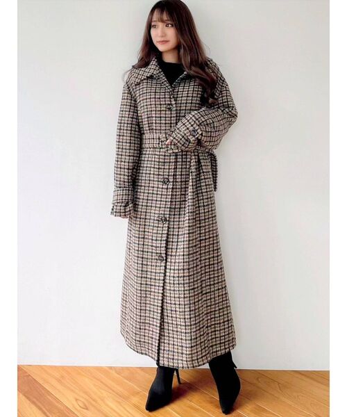 RESEXXY（リゼクシー）の「ステンカラーロングコート（ステンカラーコート・レディース・ブラウン/その他1/その他・FREE）」の19枚目の写真