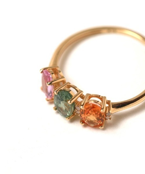 乱痴気（ランチキ）の「【gem】Multi sapphire - 3 stone（リング・メンズ・ゴールド・FREE）」の5枚目の写真