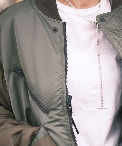 DAIWA PIER39（ダイワピア39）の「DAIWA PIER39 TECH REVERSIBLE MA-1 BW-27022W（その他アウター・メンズ・オフホワイト/ネイビー/カーキ・X-LARGE/MEDIUM/LARGE/SMALL）」の19枚目の写真