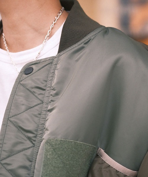 DAIWA PIER39（ダイワピア39）の「DAIWA PIER39 TECH REVERSIBLE MA-1 BW-27022W（その他アウター・メンズ・オフホワイト/ネイビー/カーキ・X-LARGE/MEDIUM/LARGE/SMALL）」の20枚目の写真