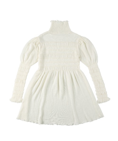 MIRO AMURETTE（ミロアミュレット）の「puff sleeve knit one piece（ワンピース・レディース・ホワイト・FREE）」の7枚目の写真