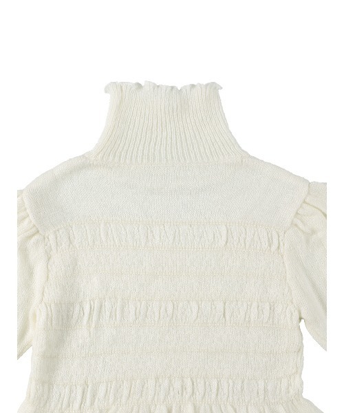 MIRO AMURETTE（ミロアミュレット）の「puff sleeve knit one piece（ワンピース・レディース・ホワイト・FREE）」の12枚目の写真