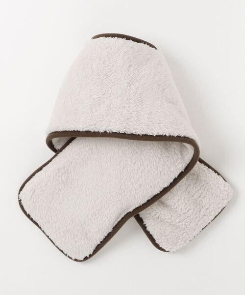 CONVERSE(コンバース)の「CONVERSE(コンバース)ボアフリースティペット/差込みマフラー レディース(マフラー・レディース・ホワイト系その他/ブラック/ブラウン・FREE)」の7枚目の写真