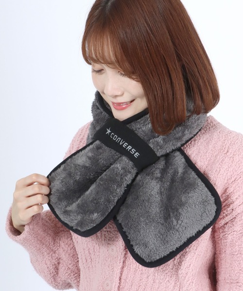 CONVERSE(コンバース)の「CONVERSE(コンバース)ボアフリースティペット/差込みマフラー レディース(マフラー・レディース・ホワイト系その他/ブラック/ブラウン・FREE)」の15枚目の写真