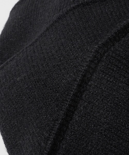 coca(coca)(コカ)の「ニットベレー帽(ニットキャップ/ビーニー・レディース・ベージュ/ブラック・ONE SIZE)」の19枚目の写真