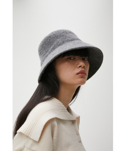 AZUL BY MOUSSY（アズールバイマウジー）の「FELT MATERIAL BUCKET HAT/フェルトマテリアルバケットハット