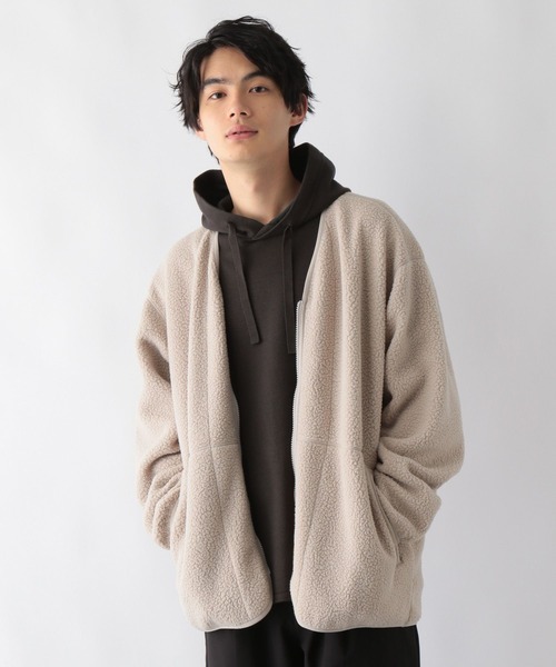 セール】ボアフリースカーデ/295293（カーディガン/ボレロ）｜GLOBAL