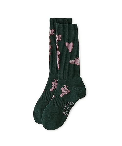 MAISON SPECIAL（メゾンスペシャル）の「【null.×norahi×maisonspecial】トリプルコラボソックス【MAISON SPECIAL/メゾンスペシャル】（ソックス/靴下・レディース・ホワイト/グリーン/ブラック/ブラウン・FREE）」の4枚目の写真