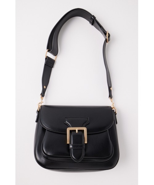 MOUSSY(マウジー)の「SADDLE SHOULDER バッグ(ショルダーバッグ・レディース・オフホワイト/ブラウン系その他/ブラック・FREE)」の18枚目の写真