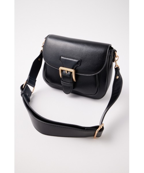 MOUSSY(マウジー)の「SADDLE SHOULDER バッグ(ショルダーバッグ・レディース・オフホワイト/ブラウン系その他/ブラック・FREE)」の19枚目の写真