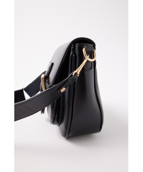 MOUSSY(マウジー)の「SADDLE SHOULDER バッグ(ショルダーバッグ・レディース・オフホワイト/ブラウン系その他/ブラック・FREE)」の20枚目の写真