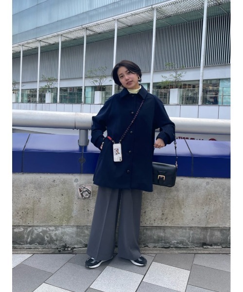 MOUSSY(マウジー)の「SADDLE SHOULDER バッグ(ショルダーバッグ・レディース・オフホワイト/ブラウン系その他/ブラック・FREE)」の11枚目の写真