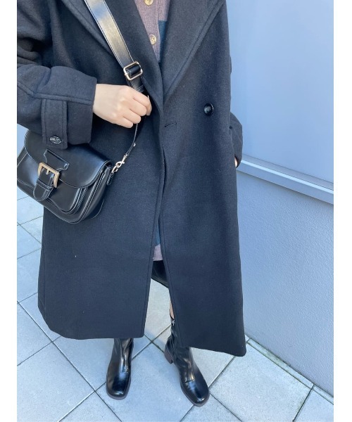 MOUSSY(マウジー)の「SADDLE SHOULDER バッグ(ショルダーバッグ・レディース・オフホワイト/ブラウン系その他/ブラック・FREE)」の14枚目の写真