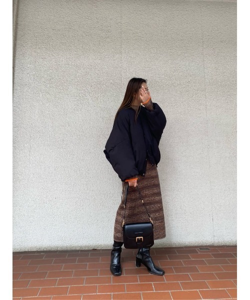 MOUSSY(マウジー)の「SADDLE SHOULDER バッグ(ショルダーバッグ・レディース・オフホワイト/ブラウン系その他/ブラック・FREE)」の9枚目の写真