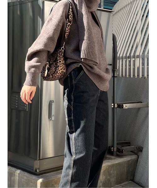 MOUSSY(マウジー)の「SADDLE SHOULDER バッグ(ショルダーバッグ・レディース・オフホワイト/ブラウン系その他/ブラック・FREE)」の7枚目の写真