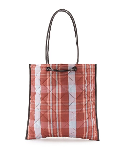LAURA ASHLEY(ローラアシュレイ)の「コルトンチェック柄 トートバッグ(トートバッグ・レディース・レッド系4・00)」の4枚目の写真