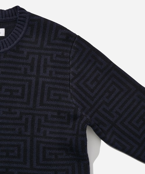 Saturdays NYC(サタデーズ ニューヨークシティ )の「Greg Geo Sweater(カーディガン/ボレロ・メンズ・ネイビー/ブラウン系その他2・L/X-SMALL/XL/S/M)」の21枚目の写真