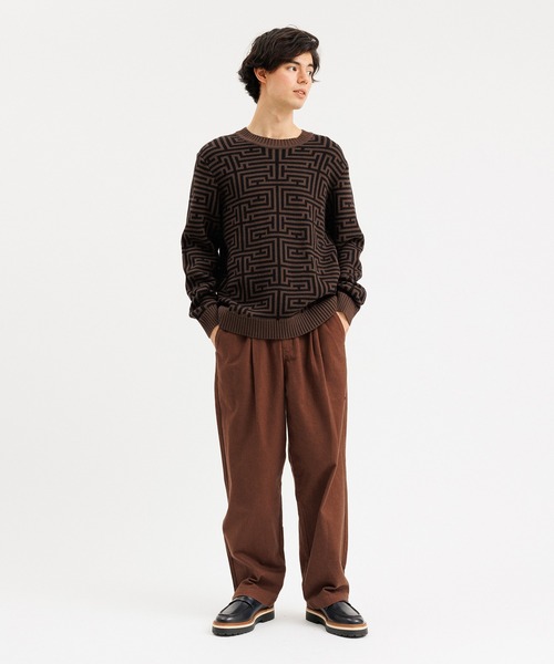 Saturdays NYC(サタデーズ ニューヨークシティ )の「Greg Geo Sweater(カーディガン/ボレロ・メンズ・ネイビー/ブラウン系その他2・L/X-SMALL/XL/S/M)」の4枚目の写真