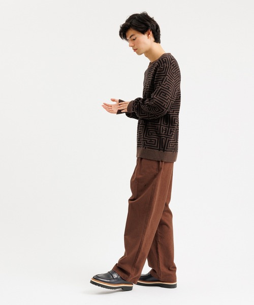 Saturdays NYC(サタデーズ ニューヨークシティ )の「Greg Geo Sweater(カーディガン/ボレロ・メンズ・ネイビー/ブラウン系その他2・L/X-SMALL/XL/S/M)」の5枚目の写真