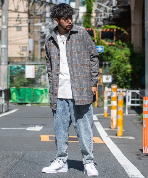 CavariA(キャバリア)の「『CavariA/キャバリア』ヘヴィネルビッグシャツ(シャツ/ブラウス・メンズ・ブラウン/ベージュ/オレンジ/グレー/ブラック/グリーン・FREE)」の13枚目の写真