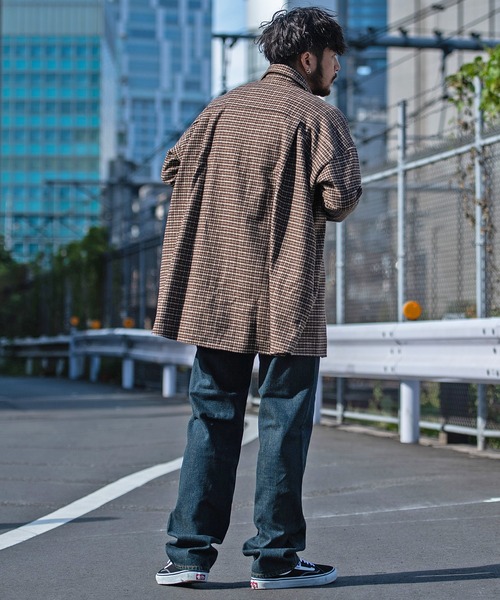 CavariA(キャバリア)の「『CavariA/キャバリア』ヘヴィネルビッグシャツ(シャツ/ブラウス・メンズ・ブラウン/ベージュ/オレンジ/グレー/ブラック/グリーン・FREE)」の19枚目の写真