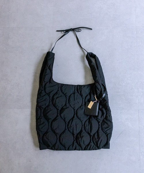 loti（ロティ）の「loti キルトコインケース付BAG（ショルダーバッグ・レディース・ブラック/オフホワイト・FREE）」の3枚目の写真