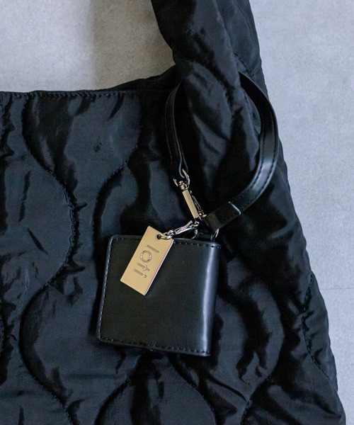 loti（ロティ）の「loti キルトコインケース付BAG（ショルダーバッグ・レディース・ブラック/オフホワイト・FREE）」の7枚目の写真