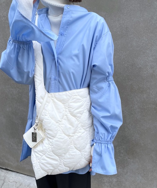 loti（ロティ）の「loti キルトコインケース付BAG（ショルダーバッグ・レディース・ブラック/オフホワイト・FREE）」の11枚目の写真