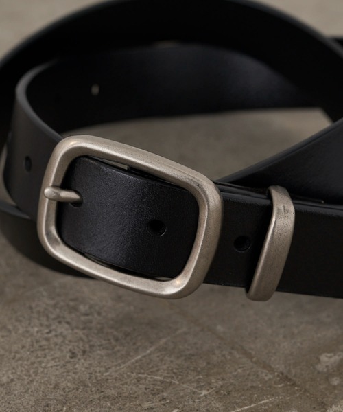 INTER FACTORY（インターファクトリー）の「大変身ちゃんねる - [高級感補正] 牛革バックルベルト　made in INTER FACTORY（ベルト・メンズ・ブラック・FREE）」の6枚目の写真