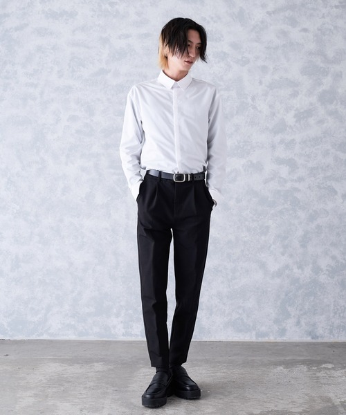 INTER FACTORY（インターファクトリー）の「大変身ちゃんねる - [高級感補正] 牛革バックルベルト　made in INTER FACTORY（ベルト・メンズ・ブラック・FREE）」の4枚目の写真