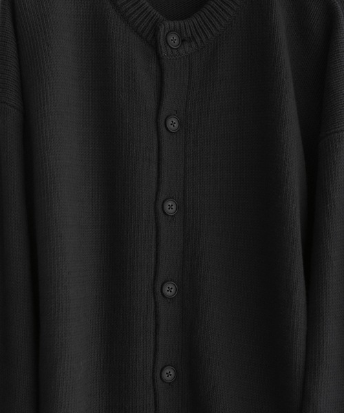 remer(リメール)の「loose heavy cotton knit over cardigan / ルーズヘビーコットンニットオーバーカーディガン(カーディガン/ボレロ・メンズ・アイボリー/チャコールグレー・SMALL/MEDIUM/LARGE)」の18枚目の写真