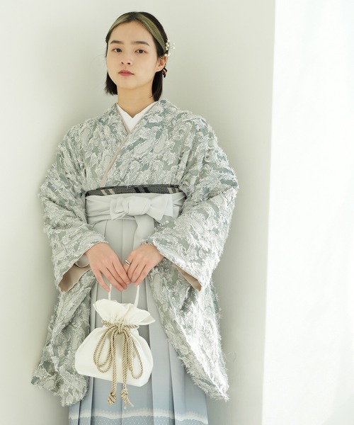 utatane(ウタタネ)の「巾着バッグ レース 日本製(和装小物・レディース・ホワイト・FREE)」の9枚目の写真